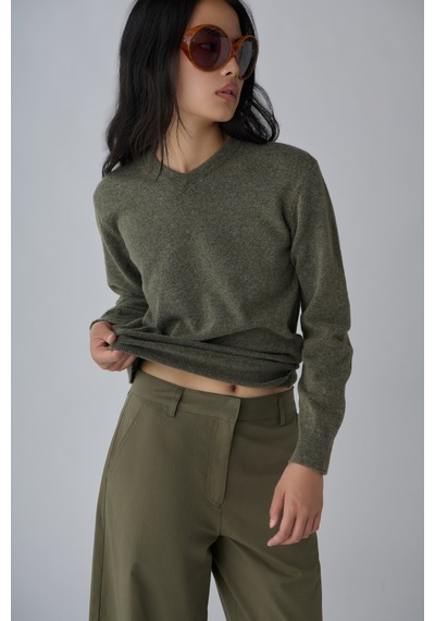 Suud Collection Haki Mona V Yaka Kazak