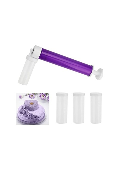 Gıda Boyası Püskürtme Tabancası 5li Pompası Airbrush Pasta Kek Mu