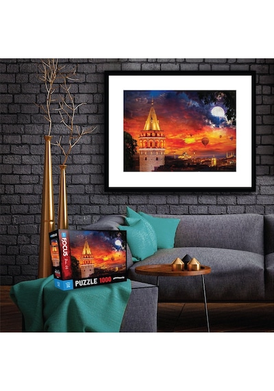 1000 Parça Puzzle - Galata Tower Galata Kulesi