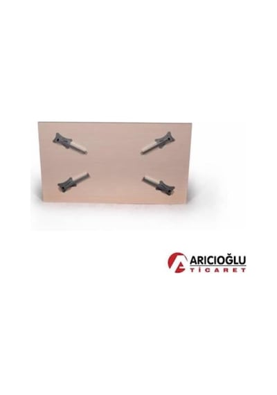 Arıcıoğlu_Ticaret 60 Cm X 110 Cm Metal Katlanır Ayaklı Dikdörtgen Sofra