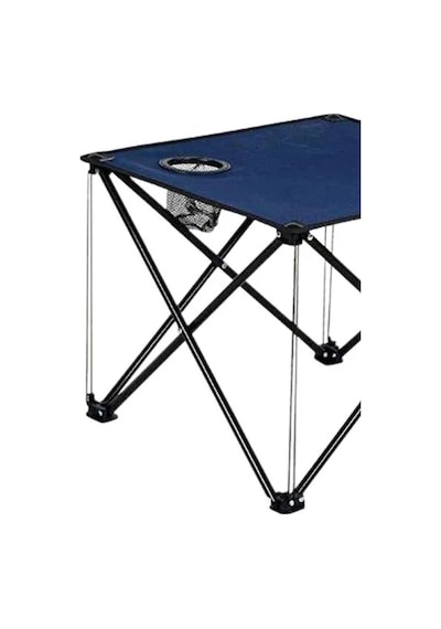 Basic Metal İskelet Katlanır Kamp Masası Lacivert 47 x 37 CM Lacivert