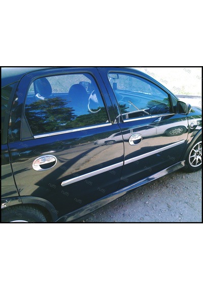 Opel Corsa C Krom Yan Kapı Çıtası 4 Prç. 2000-2006 Arası P. Çe .