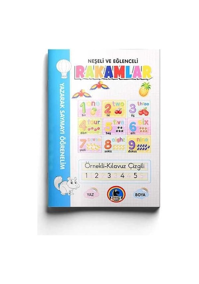 Rakamlar Boyama Kitabı 1 Adet