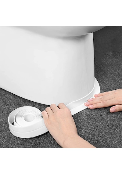 Banyo Duşakabin Küvet Mutfak Lavabo Tezgah Sızdırmaz Su Geçirmez Kenar Bandı 38 MM x 3.2 M