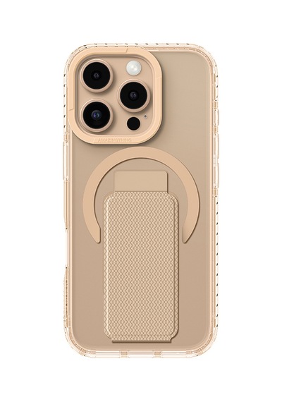 Apple Uyumlu iPhone 16 Pro Kılıf Magsafe Şarj Özellikli Standlı Amazingthing Titan Plus Kapak Rose Gold