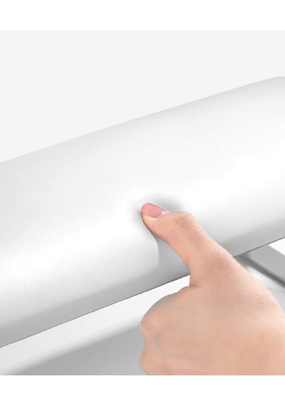 Düz Metal Ayaklı Ergonomik Manikür Sehpası Gri Manikür Kol Desteği H9g