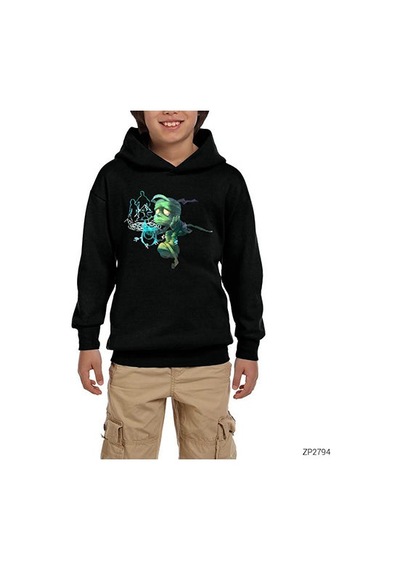 Zepplin Giyim League Of Legends Amumu Siyah Çocuk Kapşonlu Sweatshirt