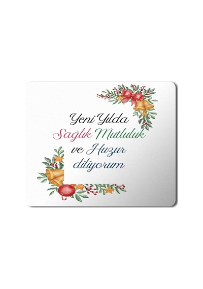 2024 Yeni Yılda Sağlık Mutluluk Ve Huzur Mousepad Mouse Pad
