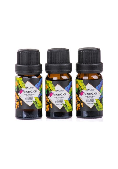 Mukko Home 3'lü Esansiyel Uçucu Yağ 3x10ml Frenc Quarter Buhurdanlık Yağı Set, Difüzör, Oda Kokusu Diğer