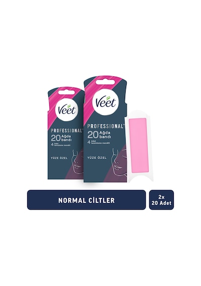 Veet Pure Yüz Bölgesi için Sir Ağda Bantları 2 x 20'li
