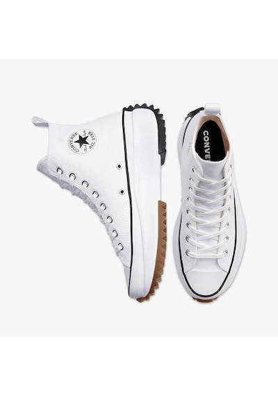Converse Run Star Hike Platform Unisex Beyaz Sneaker Düz 166799c Beyaz