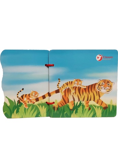 Calimera Toys Ahşap İlk Kitabım Hayvanlar Ailesi
