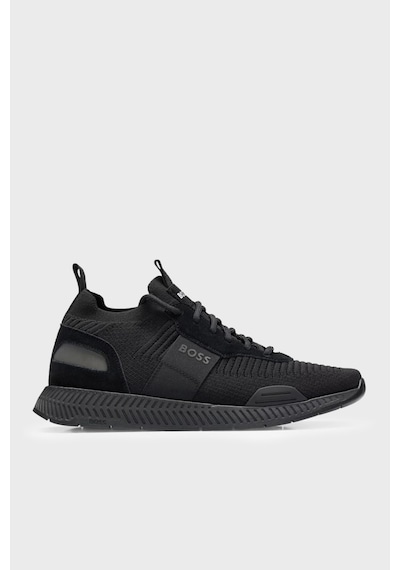 Boss Logolu Sneaker Ayakkabı Erkek Ayakkabı 50498245 001 Siyah