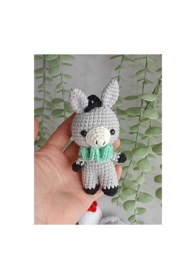 Amigurumi Organik Örgü Hayvan Oyuncak Uyku Arkadaşı Ayıcık, Kedi, Tavşan, Sıpa, Maymun, Tilki
