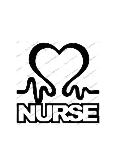 Nurse Hemşire Sticker 01592