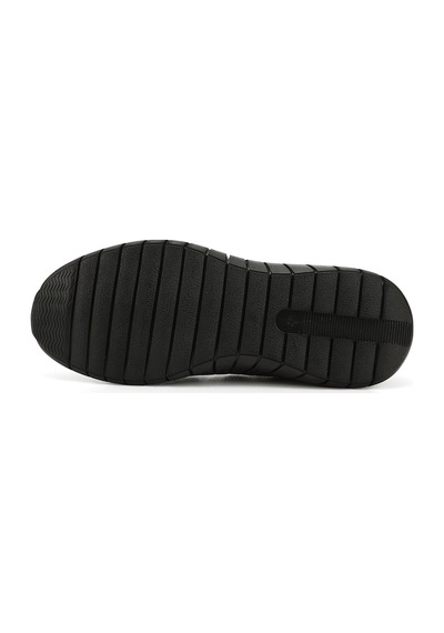 Gönderi(R) Erkek Siyah Bağcıklı Hakiki Deri Comfort Sneaker Ddma73542604 Siyah