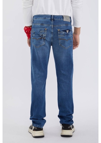 Erkek Jean Pantolon Mavi