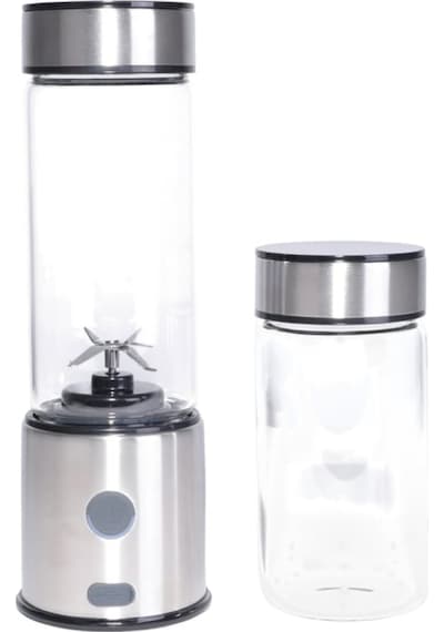 Taşınabilir Cam Blender 450 Ml 350 Ml Çift Hazneli Smoothie Blender - Lisinya