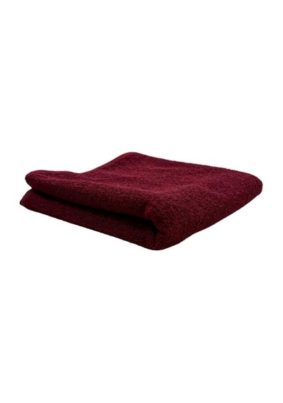 Kuaförler İçin Yüksek Emici A Kalite Baş Havlusu 90x50 Cm Bordo Siyah
