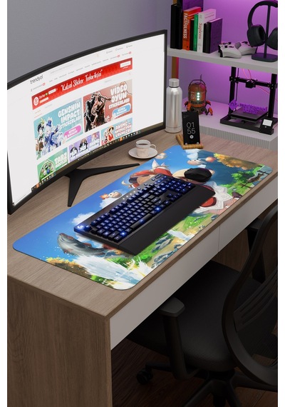 Klee Genshin Impact Anime Gacha V2 - 90x40 Xxl Gaming Mouse Pad Fare Altlığı