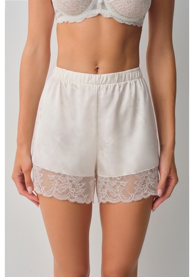 Suwen Bride Dantelli Pijama Altı Wsh11810074036 Ekru
