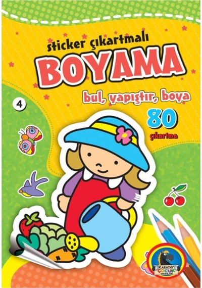 Sticker Çıkartmalı Boyama 6 Kitap Takım