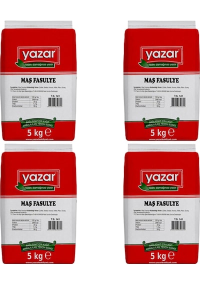 Yazar Maş Fasulye 4 x 5 KG