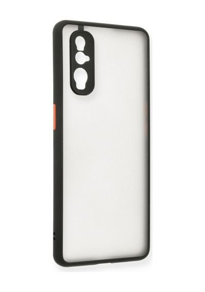 Oppo Find X2 Uyumlu Kılıf Montreal Silikon Kapak - Siyah