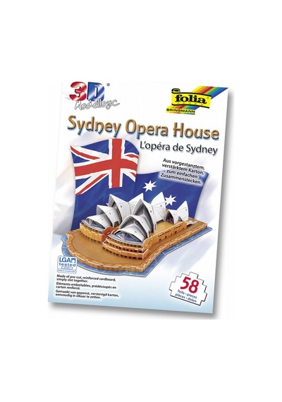 Folia Sydney Opera Binası Maketi Çok Renkli