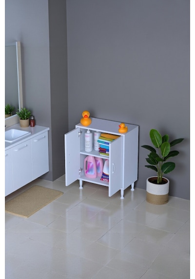 Eliusta Arden 65 Cm Beyaz 2 Bölmeli Banyo Düzenleyici Dolap 1 Raflı Çok Amaçlı Mutfak Dolabı 65x75x32,5 Cm Beyaz Eliusta Arden 65 Cm Beyaz 2 Bölmeli Banyo Düzenleyici Dolap 1 Raflı Çok Amaçlı Mutfak Dolabı 65x75x32,5 Cm Beyaz