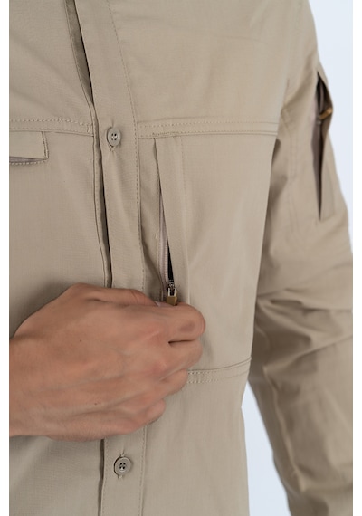 Combat tactical taktik fermuar cepli koruma swat outdoor gömlek Bej