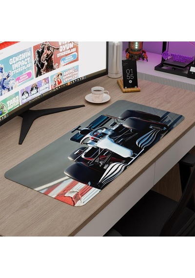 F1 Gaming Mouse Pad Kauçuk Kaymaz Taban Mousepad V2, 70x30 Xl
