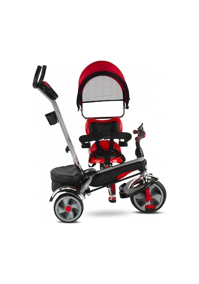 Babyhope Star Üç Teker Bisiklet Bh-9500 Ebeveyn Kontrollü Şişme E Gri
