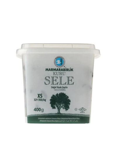 Marmarabirlik Kuru Sele  321-350 KB XS Siyah Zeytin Kutu 6 x 400 G