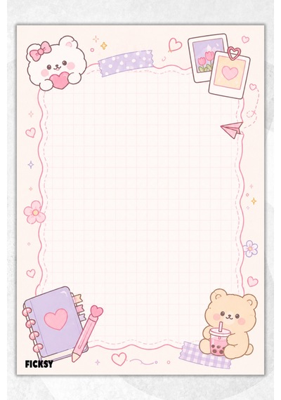 A5 Bloknot Kareli Defter - 50 Yaprak - Memopad - Notepad - Not Defteri - Not Kağıdı - 3729 Çok Renkli