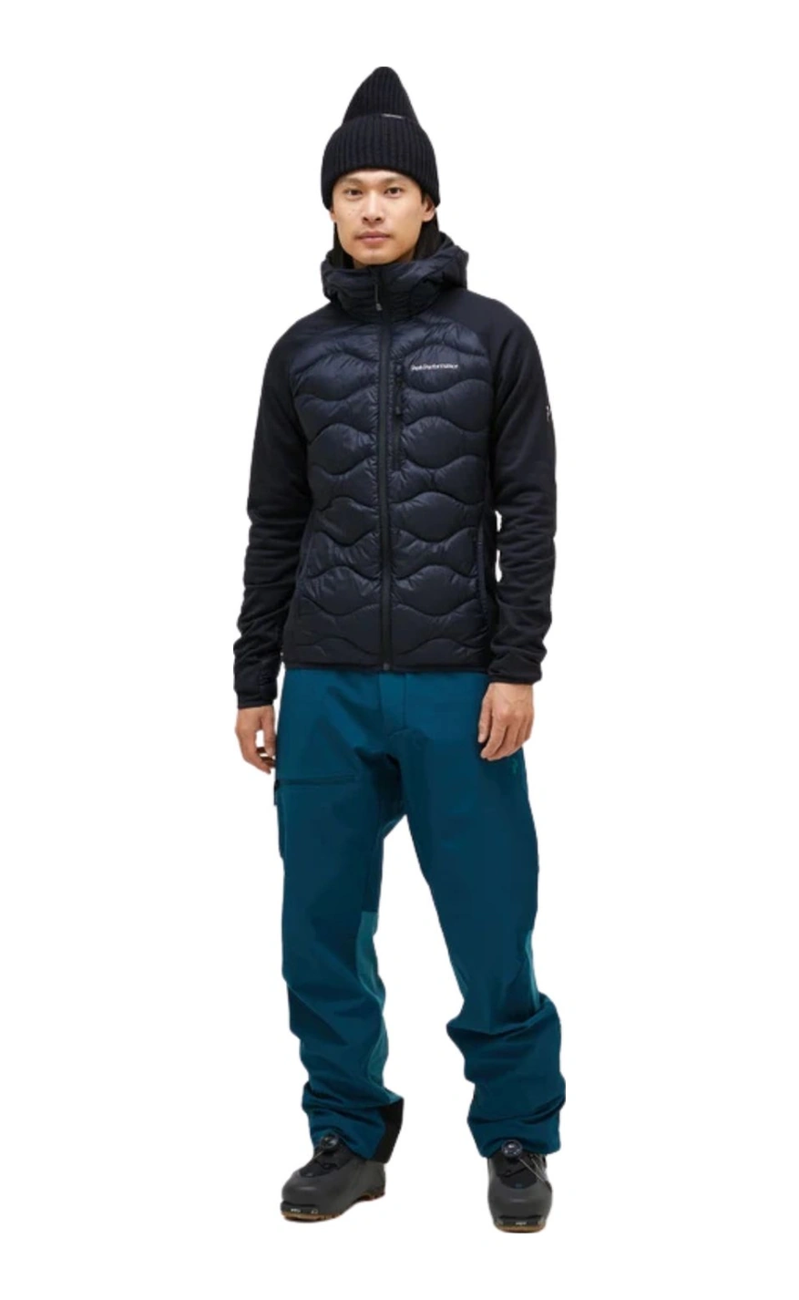 Peak Performance Helium Down Hybrid Hood Erkek Siyah Outdoor Ceketi 001 Siyah