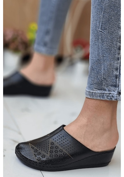 Neon Shoes Lisa Kadın Sabo Medikal Doktor Hemşire Hastane Tam Ortopedik Önü Kapalı Ev Dışarı Terlik 001