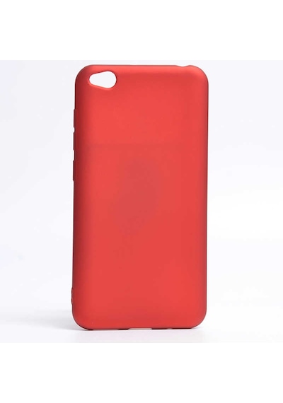 Noktaks - Redmi Go Uyumlu - Kılıf Mat Soft Esnek Premier Silikon Kapak - T8854 - Kırmızı Kırmızı