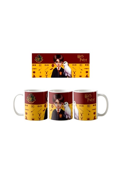 Harry Potter Kupa Bardak Tek Adet K054 Çok Renkli