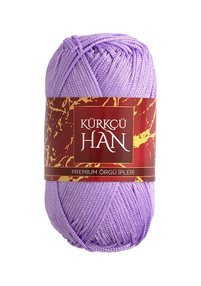 Stil Makrome 3 Mm 100 Gr 100 M Polyester Makrome Parlak Örgü Ve Çanta İpi - Lavanta Lila