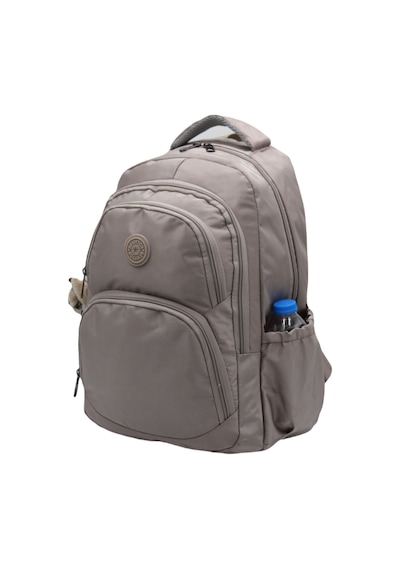 Vizon Unisex Okul Çantası Su Geçirmez Kumaş Unisex Okul Sırt Çantası 34600 Kahvrengi