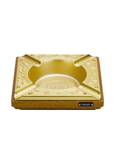 Lubinski Metal Ahşap Puro Küllüğü Gold 4lü Lb-872