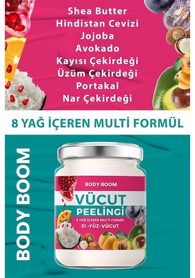 Procsın Body Boom Besleyici Ve El Ayak Vücut Peelingi 190 ML
