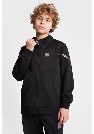 Lescon Çocuk Fermuarlı Kapüşonlu Sweatshirt 25n-3128 Siyah