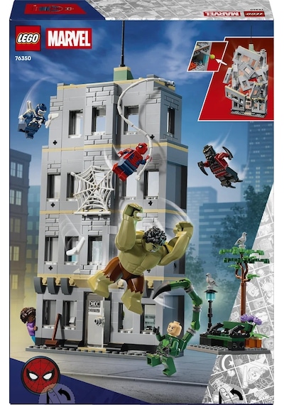 LEGO® ǀ Marvel Örümcek Adam ve Hulk’ın Destansı Çarpışması 76350 - 8+ Yaş için 6 Karakter İçeren Oyuncak Yapım Seti (534 Parça)