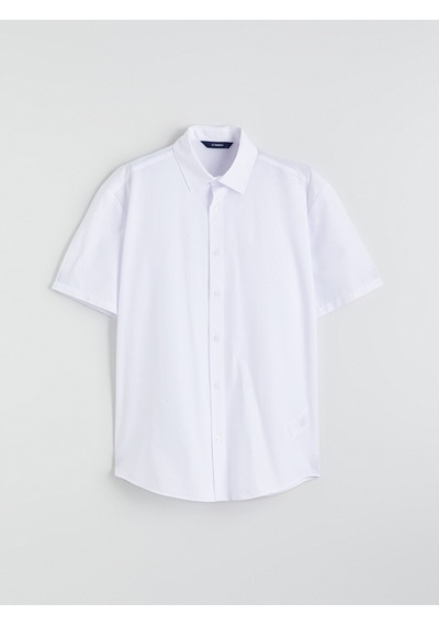 LC Waikiki Lc Waıkıkı Beyaz Regular Fit Poplin Erkek Basic Gömlek