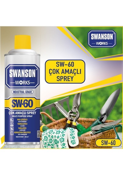 Swanson Works Sw-60 Pas Sökücü Korozyon Önleyici Çok Amaçlı Sprey - 400 Ml