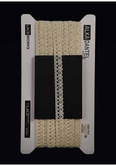 Alka Dantel Merserize Kopanaki 10 Metre 407 Merserize Cream