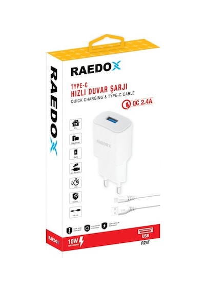 Raedox 10w 2.4a Type-c Şarj Aleti