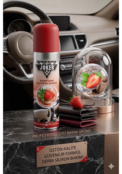 Torpido Deri Plastik İçin Parlatıcılı Silikon Oto Kokusu Parfüm Sprey 5 Adet Karışık Kokulu 200 Ml 001